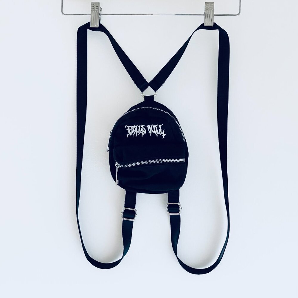 Dolls Kill Embroidered Logo Mini Backpack